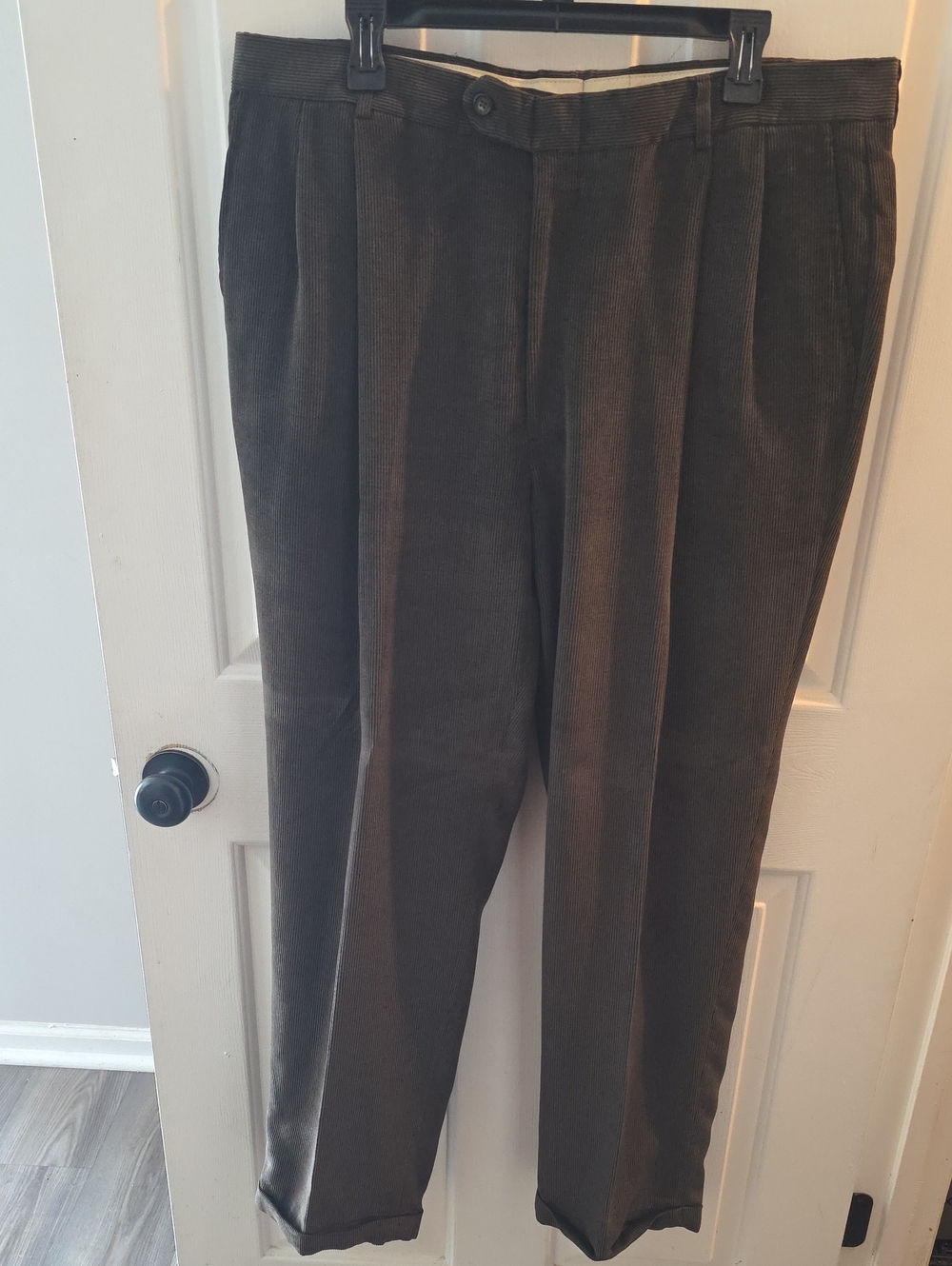 Berle Dark Brown Corduroy Pants